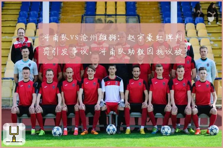 河南队vs沧州雄狮:赵宇豪红牌判罚引发争议,河南队助教因抗议被罚上看台